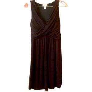 LOFT ANN TAYLOR PETITES Black Sleeveless Dress - SP